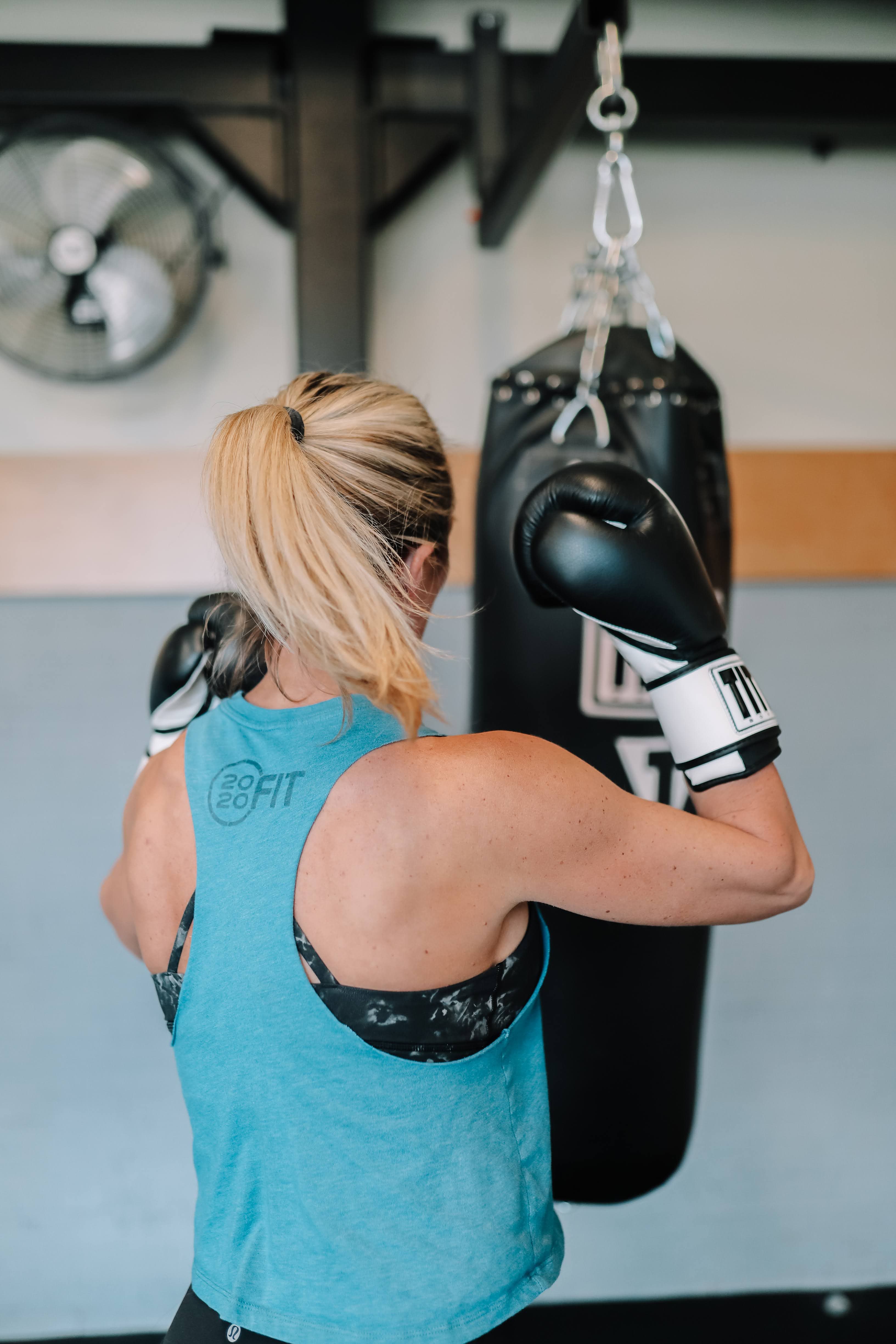 Member boxing at 2020FIT