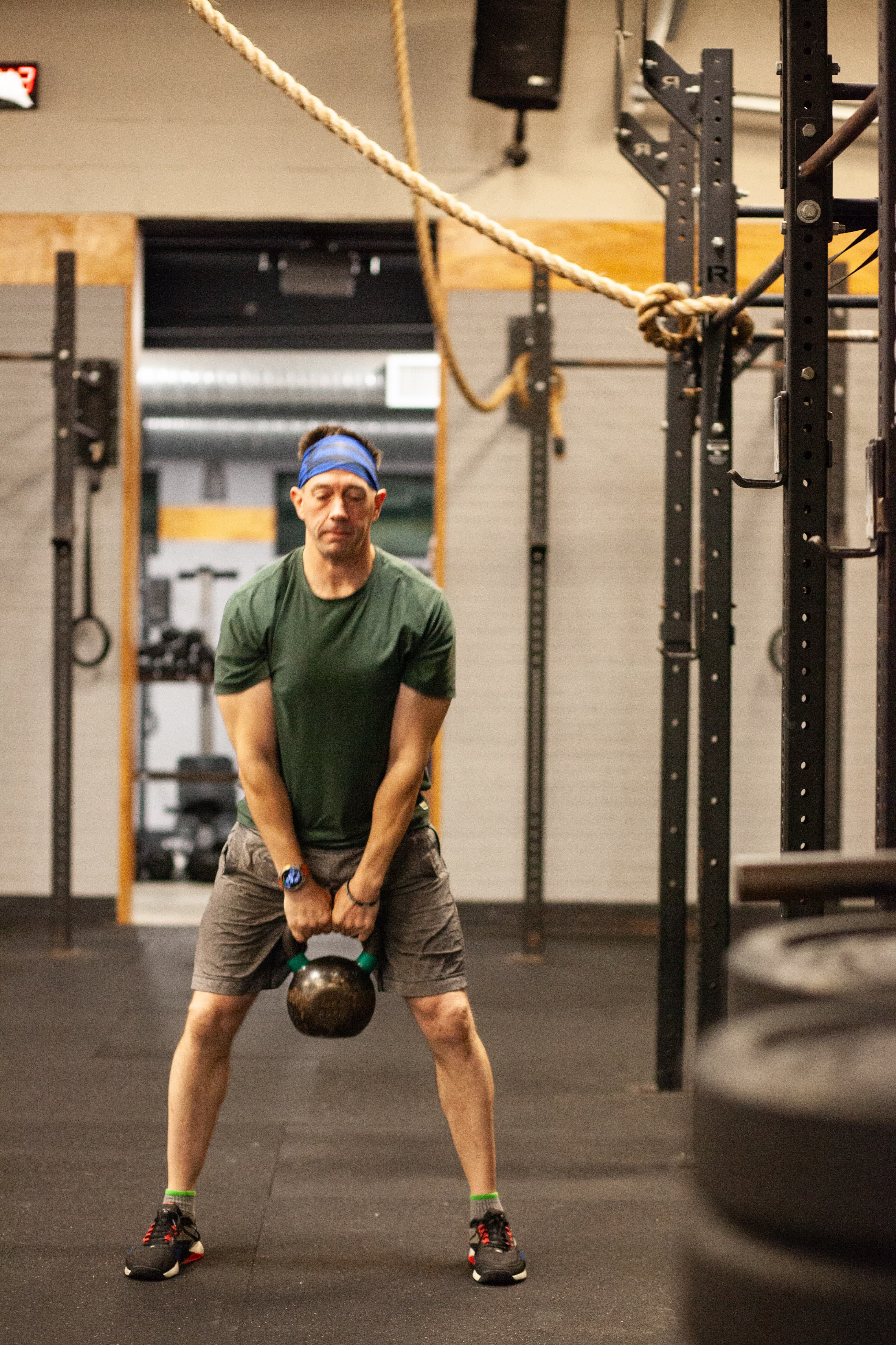 Member training in the strength & conditioning area